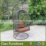 New Style Outdoor Forest Swing Furniture Garden Rattan Hanging Chair thumbnail-2