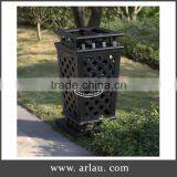 Arlau Outdoor Park Metal Waste Bin thumbnail-1