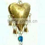 Heart Wind Bell Hanging, Metal Hanging Bell, Wind Metal Bell, Animal Wind Chime Bell, thumbnail-1