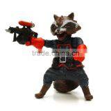 Funny VInyl animal toys with gun,Realistic pvc vinyl animal toys,Custom vinyl farm animal toys