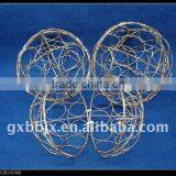 Cuprous Iron Decorative Artificial Ball Set of Three thumbnail-1