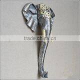 Artificial Home Indoor Decoration Resin Wall Animal Elephant Head Sculpture thumbnail-1