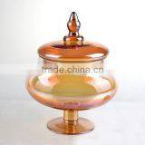 Wholesale Unique Glass Christmas Candy Jay Herb Storage Cookie Jars thumbnail-4