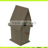Custom Wooden Bird House Eco Friendly Unfinished Wooden Bird House thumbnail-3