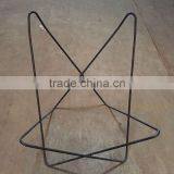 High Quality Anti-brown Leather Butterfly Chair thumbnail-6