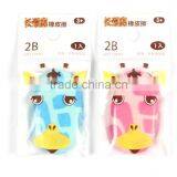 LE60035 Giraffe Pattern Eraser , Fancy Eraser Set thumbnail-1