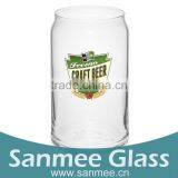 Popular Style Can Shaped Personalized Logo Drinking Glasses thumbnail-1