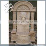 Garden Decorative Hand Carved Lion Stone Water Fountain thumbnail-1