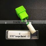 Course Type Shank Diameter 2.35mm Ceramic Burr For Nail 1 Piece Huaxing Large Barrel thumbnail-2