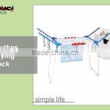 Outdoor Furniture Towel Holder Folding Metal Laundry Towel Hanger Stand thumbnail-1