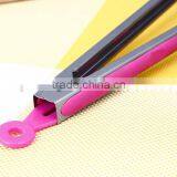 UJ23 Standard 9' ' Stainless Steel Handle Silicone Kitchen Food Tong thumbnail-6