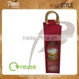 One Bottle Wine Bag by - Manufactured by Petals Concept thumbnail-1