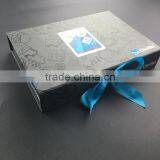 Custom Ribbon Magnet Electronic Art Works Gift Box With Insert Foam thumbnail-1