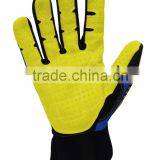CE EN388 4242 Winter Working Waterproof & Oilproof With Extra Cotton PVC Dotted Impact Safety Working Gloves thumbnail-2