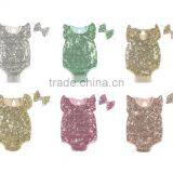 Hot Sale New Style Romper Baby Girl's Full Sequin Romper, Pretty Baby One pc Clothing