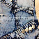 GZY Latest High Waist All-match Fashion Girls Ruffle Shorts Jeans Stock Lot thumbnail-4