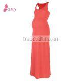 Women's Summer Maternity Jersey Maxi Dress, Fashion Maternity Dresses uk thumbnail-5
