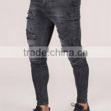 Hot Sale Mens Ripped Jeans High Quality Denim Jeans OEM Skinny Jeans thumbnail-2