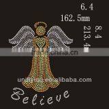 Angel With Wings Rhinestone Heat Transfer Design thumbnail-1