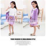 2016 New Long Sleeved Lace Three Piece Set Sweet Princess Dress thumbnail-2