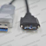 USB3.0 Hybrid Active Fiber Optic Cable Type A Plug to Micro B After 50mm Bending Radius Repeated Bending Performance Fa
