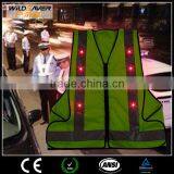 Reflective Tepe hi Vis Red Visible Photographer LED Vest Jacket thumbnail-4