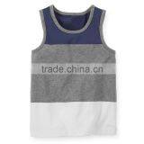 Cotton Jersey Kid Boys Sleeveless Tank Tops Colorblock Tank thumbnail-1