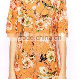 True Decadence Shift Dress in Botanical Floral Print thumbnail-3