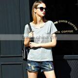 Summer New Fashion Ladies Tops Short Sleeve Modal Women T-shirts thumbnail-1