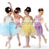 Crossed Panel Look Children Stage Dance Costume--tulle thumbnail-1