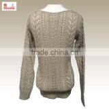 Hot Selling Products ! Lady Knitted Sweater ,90%Acrylic 10%Mohair thumbnail-2
