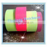 Fluorescent Colored Reflective Fabric With TC Backing