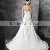 2017 Hot Sale Bridal Wedding Dress Bridal Gown Wholesale Price High Chiffon Wedding Dress AS293 thumbnail-3