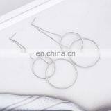 Fashion Metal Earring Long Drop Earring With Circle thumbnail-6