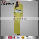 Modern Pleated Baju Kurung Beautiful Abaya 2017 Islamic Wear thumbnail-1