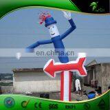 New Advertising Inflatable Air Dancer / Outdoor Custom Inflatable Air Dancer With Logo Printing thumbnail-3