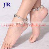 Tribal Gold and Silver Coin Belly Dance Anklet Jewelry Accessories P-9009# thumbnail-2
