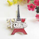 Customized magnetic Pairs Metal memo clip for souvenir