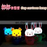 Decorative LED Cup Cartoon Lamp