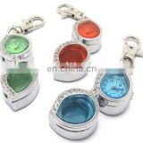 Colour Glasses Pendant Watch with Keyring