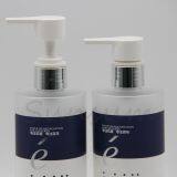 320ml Frosted Clear Plastic PET Shampoo and Shower Gel Bottle With Sliver Pump thumbnail-4