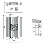 PAH-F Series 1000-1500W Single 14/24/48V ac to dc Converter thumbnail-2
