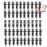 100x Car 8mm Dia Hole Plastic Rivets Fastener Auto Fender Bumper Push Pin Clips thumbnail-5