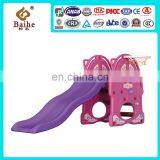 Baihe Custom Safe Plastic Indoor Playground Baby Slides for Children Kids BH-168701 thumbnail-4
