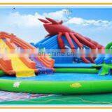 Giant Mobile Inflatable Floating Aqua Water Park, Above Ground Water Play Equipment for Sale thumbnail-5