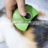 Wholesale Custom Logo OEM 3 in 1 Rotatable Pet Comb Flea Dematting Deshedding Comb thumbnail-2