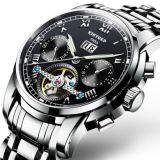 Wholesale Stainless Steel Tourbillon Automatic Mechanical Men Watches thumbnail-3