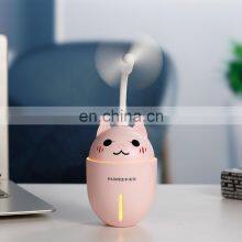 Wholesale Portable CE Night Light Function Mini Usb Fan Air Humidifier for Bedroom thumbnail-3