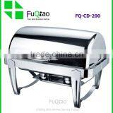 Stainless Steel Cookwares Catering Tray Round Buffet Servers Buffet Chafing Dish thumbnail-6