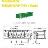 Plastic Electrical Plug-In Terminal Block Right Angle Wire Inlet With Flange for Frequency Convertors thumbnail-1